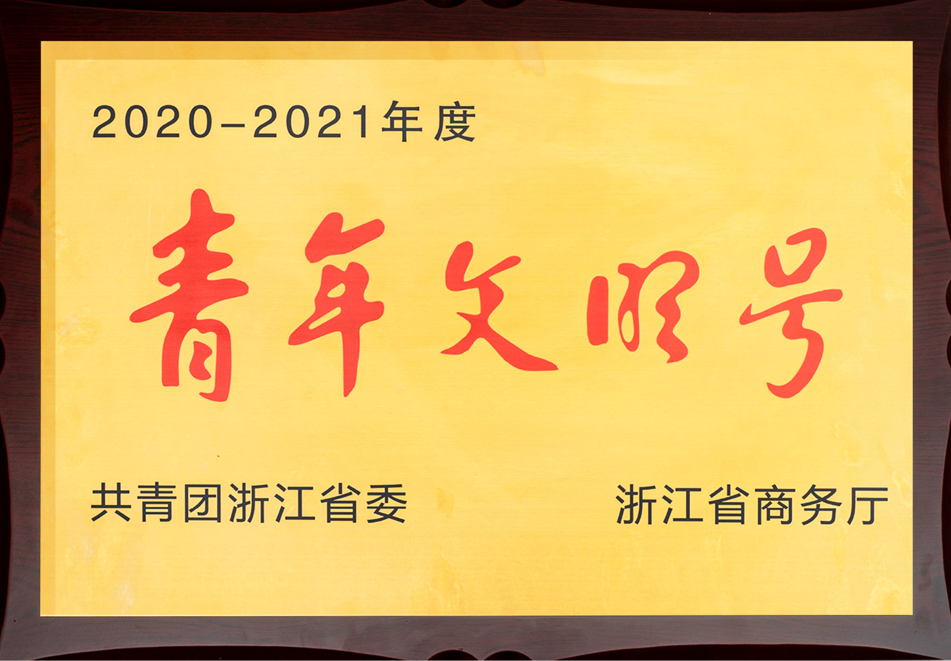 Ningshing Ubay won the Youth Civilization unit of Zhejiang Province!